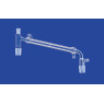 PONT DE DISTILLATION AVEC REFRIGERANT DE LIEBIG EN VERRE DURAN, RODAGES MALES ET FEMELLE, RACCORD A 