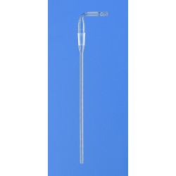 TUBE PLONGEUR COUDE A RODAGE 14/23 LONGUEUR 250 MM