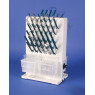 EGOUTTOIR DOUBLE ELECTRIQUE EN ABS LAB-AIRE II 425 X 254 X 577 mm, AVEC 76 TIGES ET 4 PANIERS DE SECHAGE
