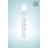 EPROUVETTE GRADUEE EN VERRE DURAN CLASSE A GRADUATIONS BLEUES HIRSCHMANN 2000 ml / 20 ml