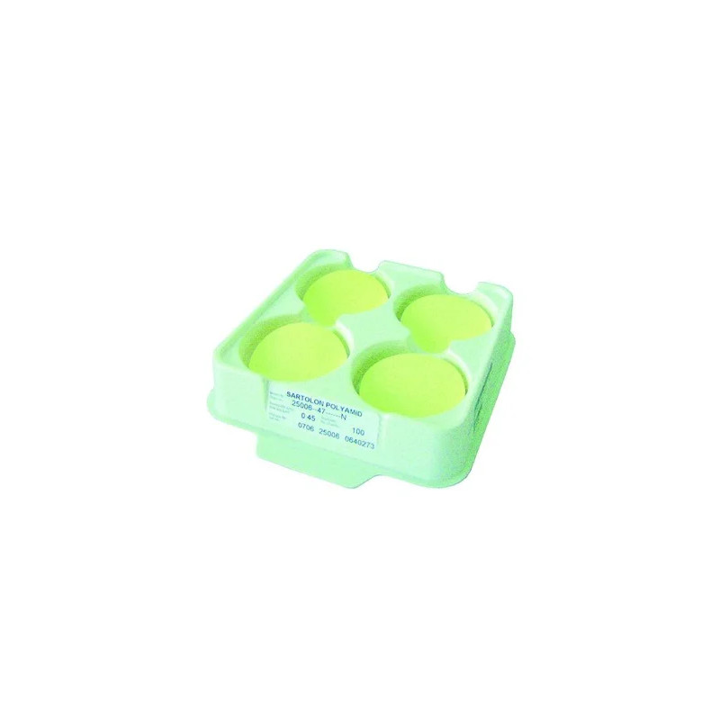 MEMBRANE FILTRANTE EN NYLON SARTORIUS SERIE 25006 0,45 MICRONS DIAMETRE 25 mm PAR 100