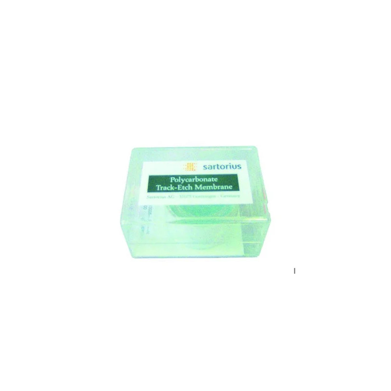MEMBRANE FILTRANTE EN POLYCARBONATE SERIE 230 SARTORIUS 0,4 µm DIAMETRE 25 mm PAR 100