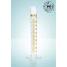 EPROUVETTE EN VERRE DURAN HIRSCHMANN CLASSE A, GRADUATIONS BRUNES