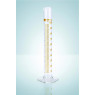 EPROUVETTE EN VERRE DURAN HIRSCHMANN, CLASSE B GRADUATIONS BRUNES