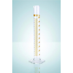 EPROUVETTE GRADUEE EN VERRE DURAN CLASSE B GRADUATIONS BRUNESS HIRSCHMANN 5 ml / 0,1 ml