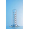 EPROUVETTE EN VERRE DURAN SILBERBRAND, CLASSE B FORME BASSE GRADUATIONS BRUNES