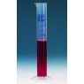 EPROUVETTE EN POLYPROPYLENE PLASTIBRAND, CLASSE B GRADUATIONS BLEUES