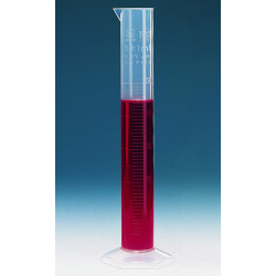 EPROUVETTE EN POLYPROPYLENE CLASSE B GRADUATIONS EN RELIEF 2000 ml / 20 ml
