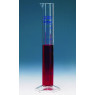 EPROUVETTE EN PMP PLASTIBRAND, CLASSE A GRADUATIONS BLEUES