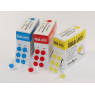 ETIQUETTE ADHESIVE TOUGH-SPOTS POUR TUBE 0,5 ml DIAMETRE 9,5 mm COULEUR BLEUE PAR 1000
