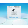 PAPIER FILTRE QUANTITATIF GRADE Nø 40 WHATMAN SANS CENDRES FILTRATION MOYENNE DIAMETRE 47 mm PAR 100
