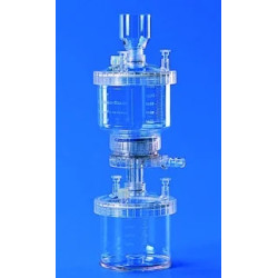 UNITE DE FILTRATION EN POLYCARBONATE TYPE 16511 SARTORIUS POUR FILTRE DIAMETRE 47 mm SANS FLACON RECEPTEUR