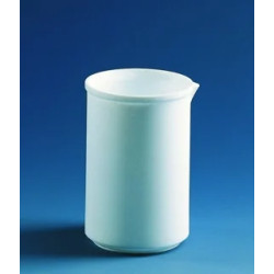 BECHER EN PTFE BEC VERSEUR ET BORDS RENFORCES 100 ml
