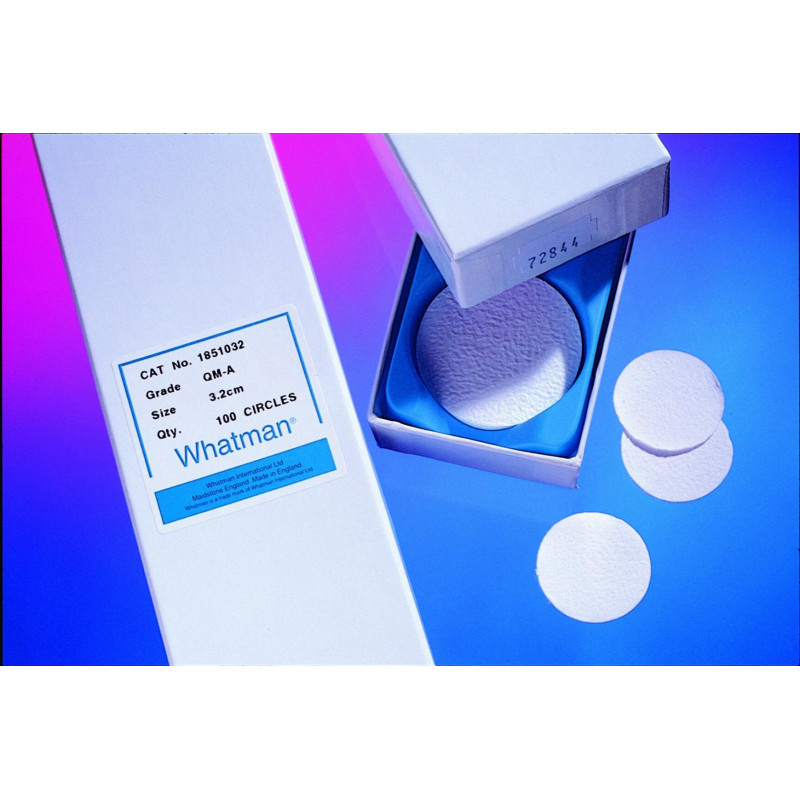 MEMBRANE FILTRANTE EN MICROFIBRES DE QUARTZ WHATMAN QM-A