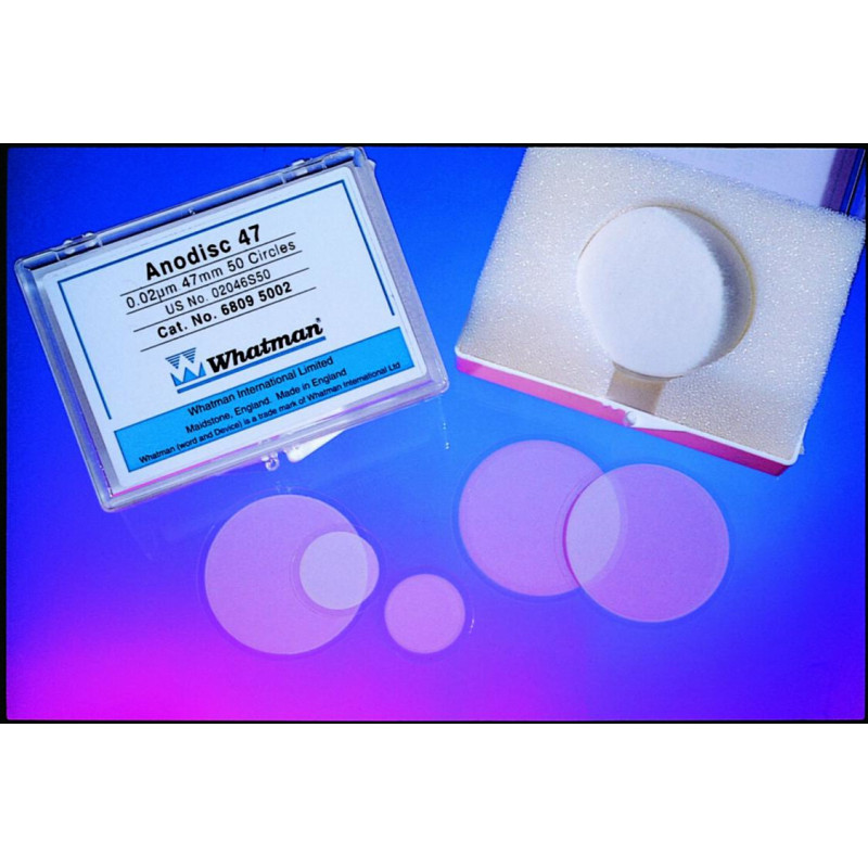MEMBRANE FILTRANTE EN ALUMINE ANOPORE WHATMAN ANODISC