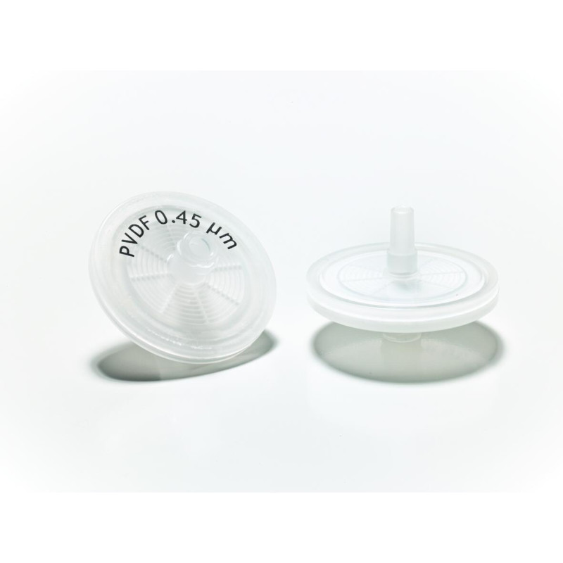 FILTRE SERINGUE LLG, PVDF NON STERILE 0,2 MICRONS DIA 25 MM PAR 500 