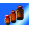 FLACON EN VERRE TRANSPARENT A COL LARGE 1000 ml AVEC BOUCHON A VIS ET JOINT PTFE