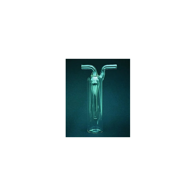 FLACON COMPTE BULLES MONOBLOC EN VERRE DURAN HAUTEUR 100 mm