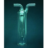 FLACON COMPTE BULLES MONOBLOC EN VERRE DURAN HAUTEUR 100 mm