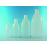 FLACON UNIVERSEL EN POLYETHYLENE INCOLORE A COL ETROIT AVEC BOUCHON 100 ml PAR 20