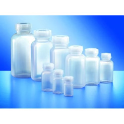 FLACON EN POLYETHYLENE BASSE DENSITE A COL LARGE SANS BOUCHON, 2000 ml