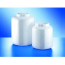 BIDON OCTOGONAL EN POLYETHYLENE A COL LARGE, 5 LITRES AVEC BOUCHON
