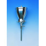 UNITE DE FILTRATION SOUS VIDE EN INOX, ENTONNOIR 500 ML POUR FILTRE 47/50 mm FIXATION A RESSORT, WHATMAN