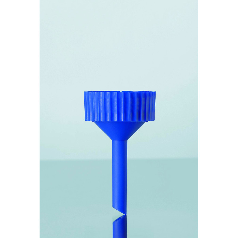 SUPPORT ENTONNOIR EN POLYPROPYLENE BLEU GL 28 DIAMETRE TIGE 10 mm