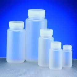 FLACON ROND EN POLYPROPYLENE A COL LARGE 100 ML PAR 10
