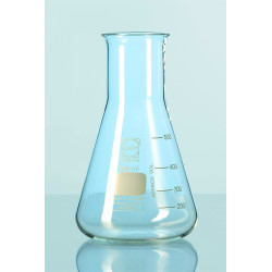 FIOLE ERLENMEYER EN VERRE DURAN COL LARGE 250 ml