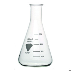 FIOLE ERLENMEYER EN VERRE BOROSILICATE A COL ETROIT 2000 ml PAR 10