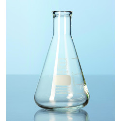 FIOLE ERLENMEYER EN VERRE DURAN SUPER DUTY A COL ETROIT USAGE INTENSIF 25 ML