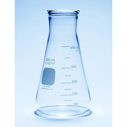 FIOLE ERLENMEYER EN VERRE PYREX A COL LARGE USAGE INTENSIF 1000 ML PAR 6