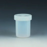 FLACON CYLINDRIQUE EN PFA AVEC COUVERCLE A VIS, 120 ml