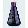 FIOLE ERLENMEYER EN VERRE BRUN BOROSILICATE 1000 ml RODAGE 29/32