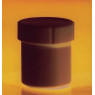 FLACON CYLINDRIQUE EN PTFE COL A VIS AVEC COUVERCLE, 360 ML