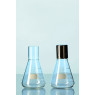 FIOLE ERLENMEYER DE CULTURE EN VERRE DURAN, COL DROIT