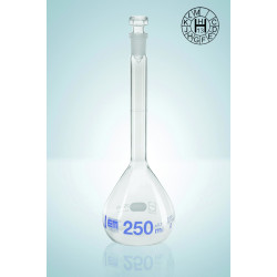 FIOLE JAUGEE EN VERRE DURAN HIRSCHMANN A COL RODE 45/40 CLASSE A BOUCHON VERRE 10000 ml