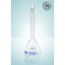 FIOLE JAUGEE EN VERRE DURAN HIRSCHMANN A COL RODE 24/29 CLASSE A BOUCHON VERRE 1000 ml