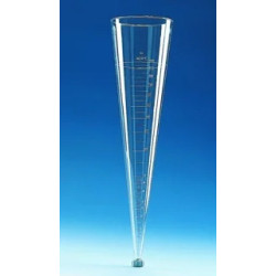 CONE IMHOFF DE SEDIMENTATION EN PLASTIQUE 1000 ml AVEC BOUCHON DE VIDANGE