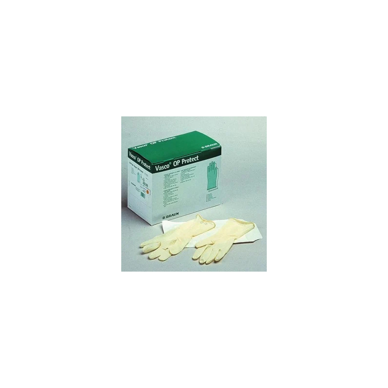 GANTS LATEX STERILE VASCO OP PROTECT TAILLE 8,5 PAR 50