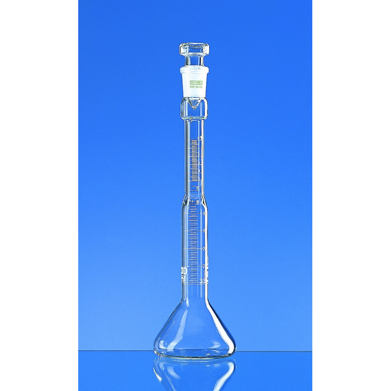 FIOLE JAUGEE EN VERRE DURAN POUR DETERMINATION DE LA TENEUR EN HUILE 100 ml