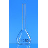 FIOLE JAUGEE EN VERRE DURAN BLAUBRAND, COL LISSE CLASSE A
