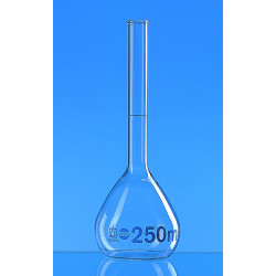 FIOLE JAUGEE EN VERRE DURAN A COL LISSE CLASSE A BLAUBRAND 100 ml