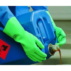 GANTS DE PROTECTION CHIMIQUE ULTRANITRIL 492 TAILLE M 1 PAIRE