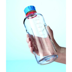 FLACON ISO EN VERRE DURAN YOUTILITY COL A VIS GL 45 AVEC BOUCHON 250 ML PAR 4