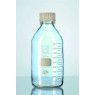 FLACON ISO QUALITE PREMIUM EN VERRE DURAN COL A VIS GL 45 AVEC BOUCHON 1000 ML