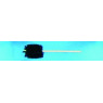 GOUPILLON POUR BECHER AVEC MANCHE EN BOIS TETE DIAM. 80/100 mm x L. 140 mm LONGUEUR TOTALE 430 mm