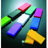 BOITE POUR 50 LAMES DE MICROSCOPE COULEUR JAUNE