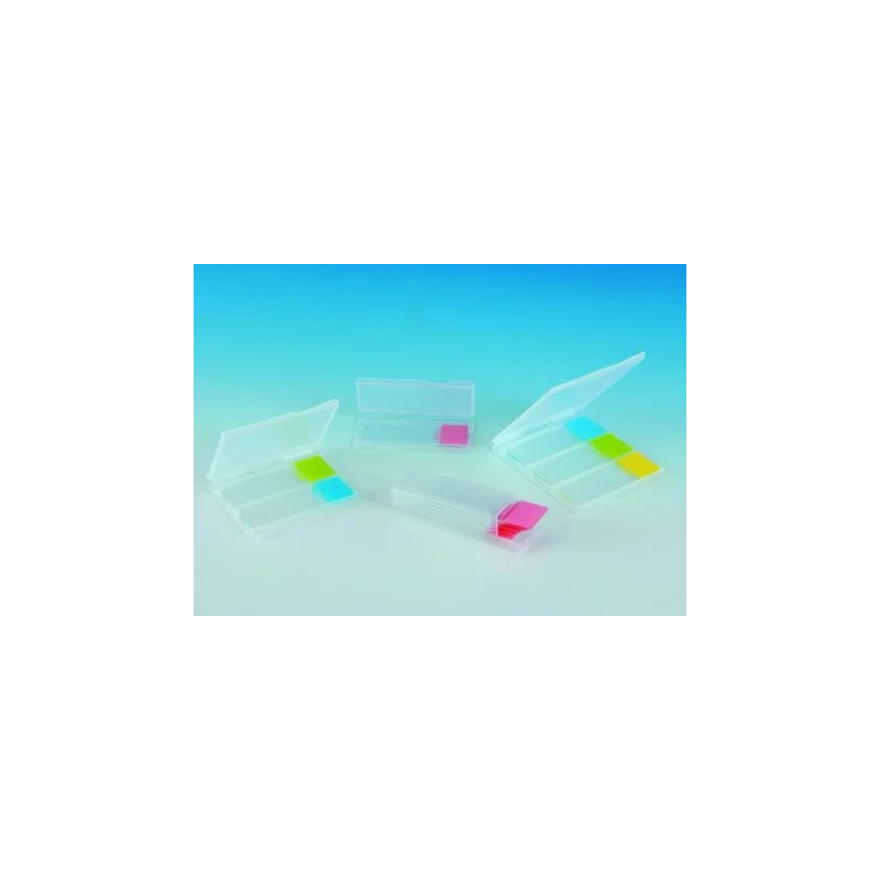POCHETTE PLASTIQUE POUR TRANSPORT DE 1 LAME DE MICROSCOPE PAR 10